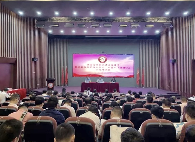 湖南省委組織部（兩新工委）組織的全省兩新黨建業(yè)務骨干暨兩新組織（非公有制經(jīng)濟組織和社會組織）黨組織書記、出資人（負責人）示范培訓班